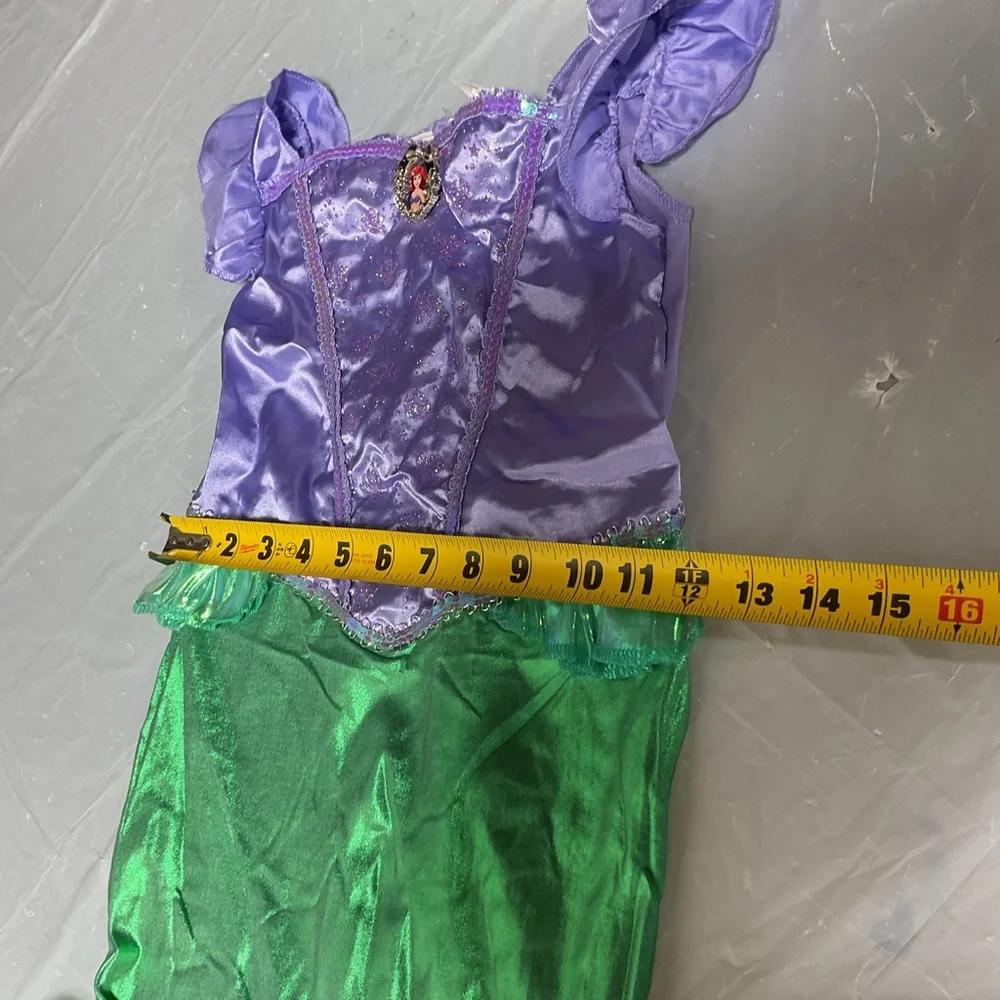 Disney Purple and Green Mermaid Dress Costume - Picture 3 of 7